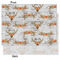 Floral Antler Tissue Paper - Lightweight - Medium - Front & Back