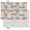 Floral Antler Tissue Paper - Lightweight - Small - Front & Back