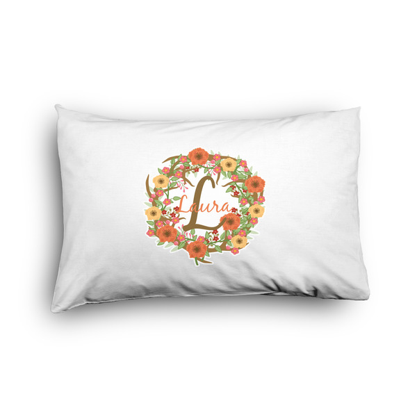 Custom Floral Antler Pillow Case - Toddler - Graphic (Personalized)