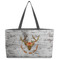 Floral Antler Tote w/Black Handles - Front View