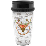 Floral Antler Acrylic Travel Mug without Handle (Personalized)