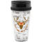 Floral Antler Acrylic Travel Mug without Handle (Personalized)