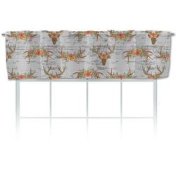 Floral Antler Valance