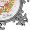 Floral Antler Vintage Snowflake - Detail