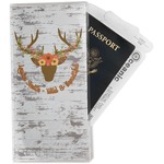 Floral Antler Travel Document Holder