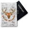 Floral Antler Vinyl Passport Holder (Personalized)