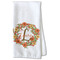 Floral Antler Waffle Towel - Partial Print Print Style Image