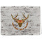 Floral Antler Waffle Weave Towel - Full Print Style Image