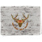Floral Antler Kitchen Towel - Waffle Weave - Full Color Print (Personalized)