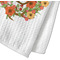 Floral Antler Waffle Weave Towel - Closeup of Material Image