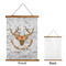 Floral Antler Wall Hanging Tapestry - Portrait - APPROVAL