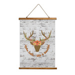 Floral Antler Wall Hanging Tapestry (Personalized)