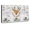 Floral Antler Wall Mounted Coat Hanger - Side View