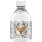 Floral Antler Water Bottle Labels - Custom Sized (Personalized)