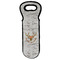 Floral Antler Wine Tote Bag (Personalized)