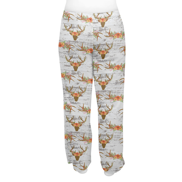 Floral Antler Women's Pj on model - Back