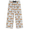 Floral Antler Womens Pajama Pants - XS