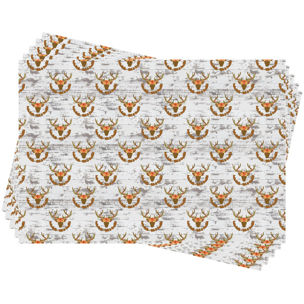 Floral Antler Wrapping Paper - 5 Sheets Approval