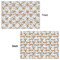 Floral Antler Wrapping Paper Sheet - Double Sided - Front & Back