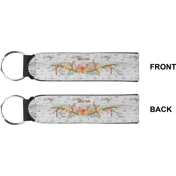 Floral Antler Wristlet (Front + Back)