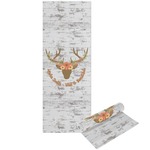 Floral Antler Yoga Mat - Printable Front and Back (Personalized)