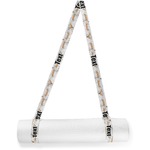 Floral Antler Yoga Mat Strap (Personalized)