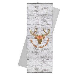 Floral Antler Yoga Mat Towel (Personalized)