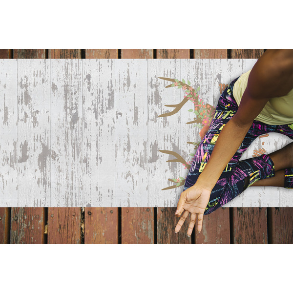 Floral Antler Yoga Mats - LIFESTYLE