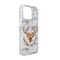Floral Antler iPhone Case - Plastic - iPhone 13 Pro (Personalized)