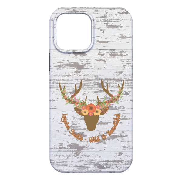 Floral Antler iPhone 13 Pro Max Tough Case - Back