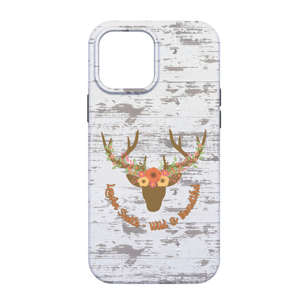 Floral Antler iPhone 13 Tough Case - Back