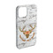 Floral Antler iPhone Case - Plastic - iPhone 15 Pro (Personalized)