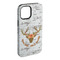 Floral Antler iPhone 15 Pro Max Tough Case - Angle