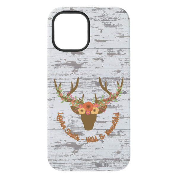 Floral Antler iPhone 15 Pro Max Tough Case - Back