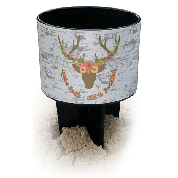 Floral Antler spiker_black_main