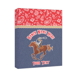 Western Ranch Canvas Print (Personalized)