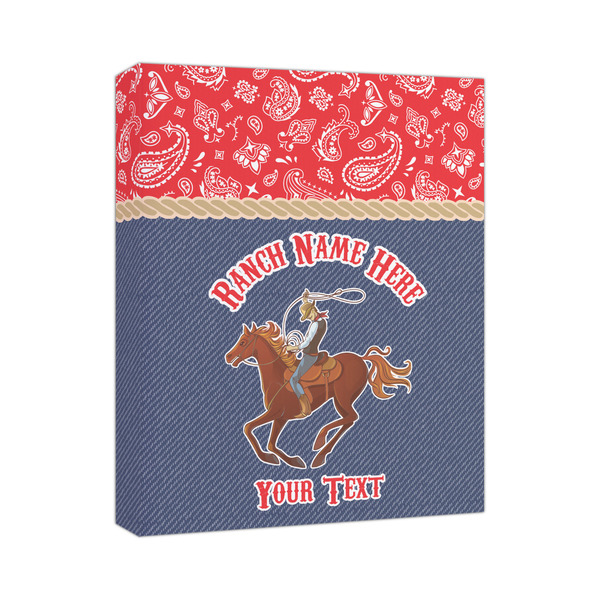 Custom Western Ranch Canvas Print - 11x14 (Personalized)