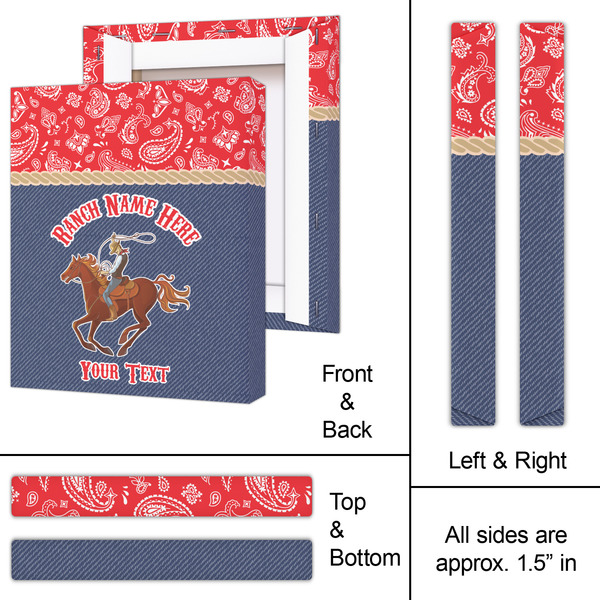 Western Ranch 11x14 - Canvas Print - Approval