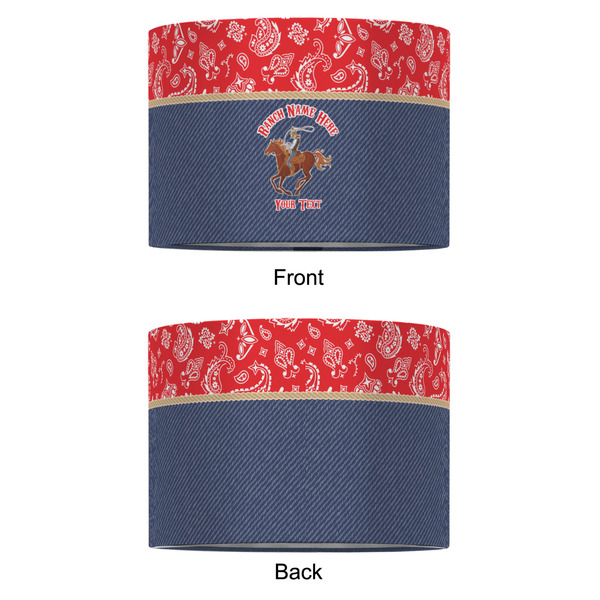 Western Ranch 12" Drum Lampshade - APPROVAL (Fabric)