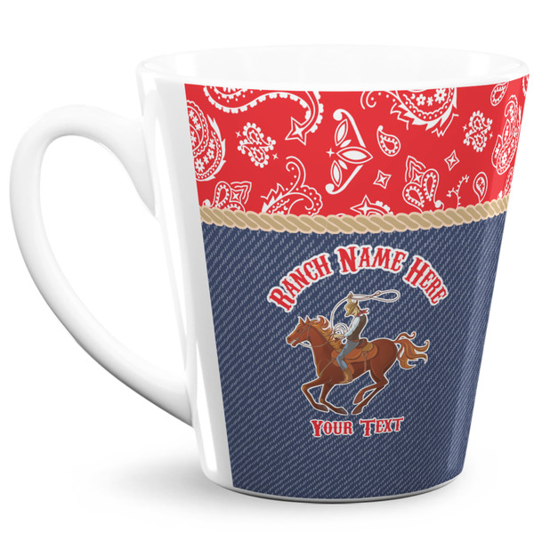 Custom Western Ranch 12 Oz Latte Mug (Personalized)
