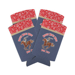 Western Ranch Can Cooler (tall 12 oz) - Set of 4 (Personalized)