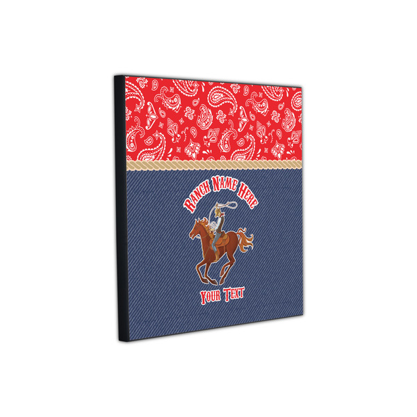 Western Ranch 12x12 Wood Print - Angle View