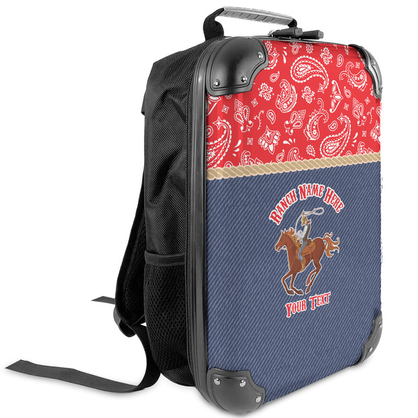 Custom Western Ranch Kids Hard Shell Backpack (Personalized)