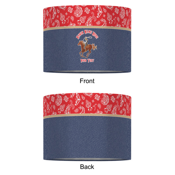Western Ranch 16" Drum Lampshade - APPROVAL (Fabric)