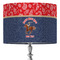 Western Ranch 16" Drum Lampshade - ON STAND (Fabric)