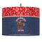 Western Ranch 16" Drum Pendant Lamp - Fabric (Personalized)