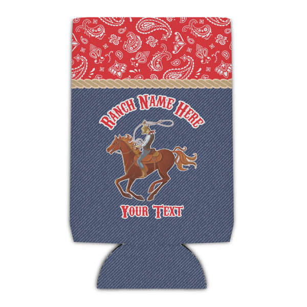 Custom Western Ranch Can Cooler (16 oz) (Personalized)