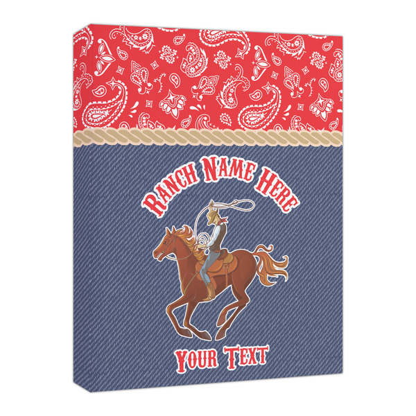 Custom Western Ranch Canvas Print - 16x20 (Personalized)