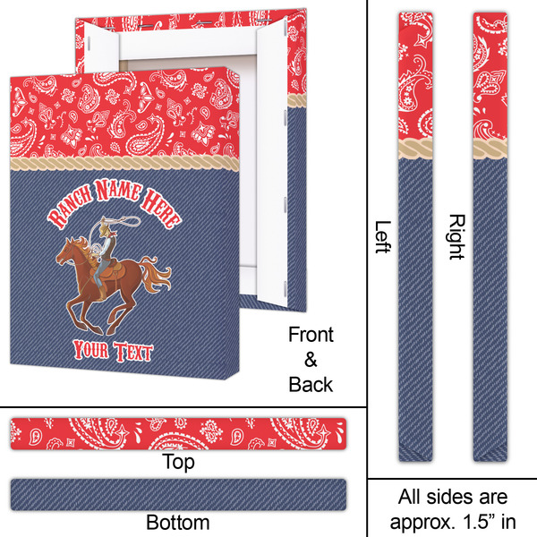 Western Ranch 16x20 - Canvas Print - Approval