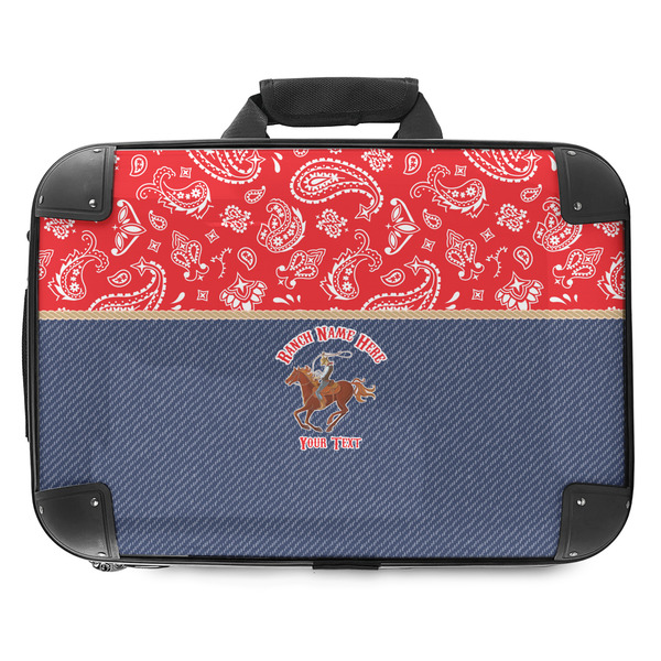 Custom Western Ranch Hard Shell Briefcase - 18" (Personalized)
